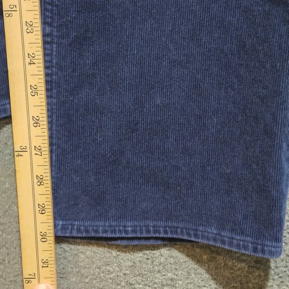 Polo‎ Ralph Lauren Corduroy Pants Mens Size 42 Big 42x30 Blue Preppy